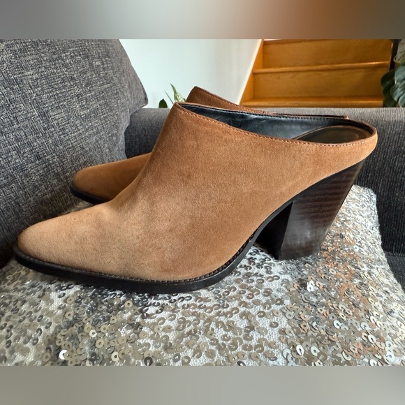 Banana Republic Western Suede Mules/size 8.5 - Picture 12 of 12